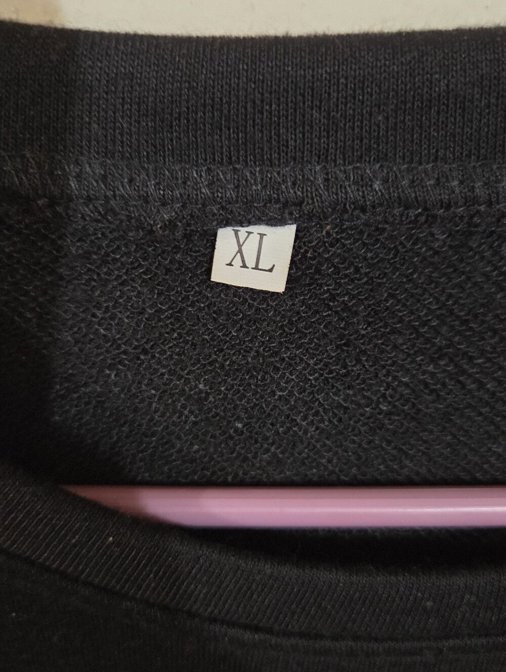 "Yes Im Cold" Womens Crewneck Black Sweatshirt Size XL - Picture 2 of 4